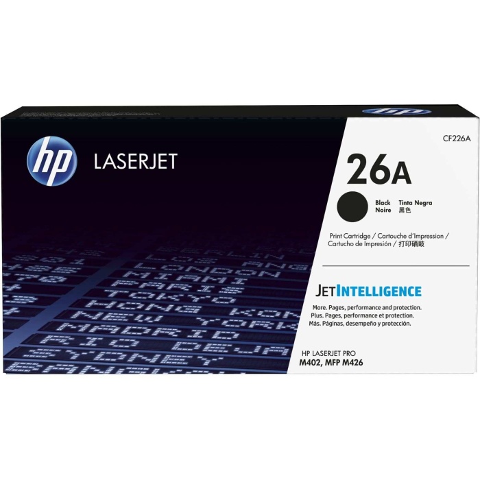 HP 26A Black Siyah 3.100 Sayfa Toner CF226A