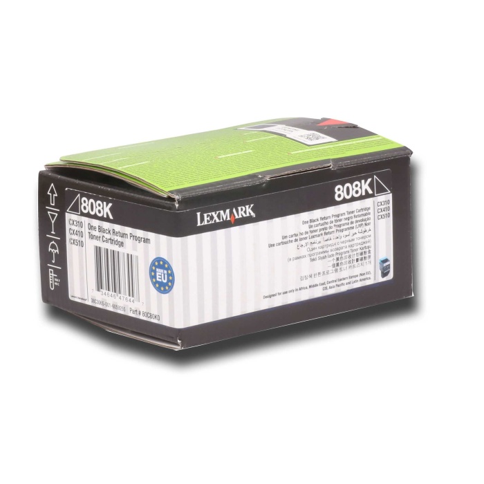 Lexmark 80C80K0 1.000 Sayfa Black Siyah Toner CX310-410-510 808K