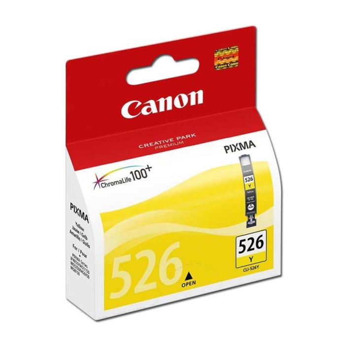 Canon CLI-526Y Yellow Sarı Mürekkep Kartuşu IX6550 MG5150-5250-5350 MX715-885-895