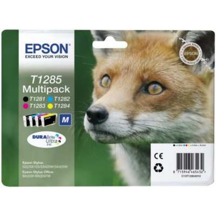 Epson BX305 SX125-425 Multipack 4lü Mürekkep Kartuş T12854022