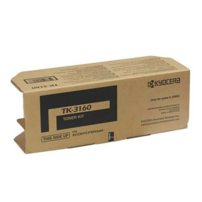 Kyocera TK-3160 Orjinal Fotokopi Toneri Ecosys M3145dn-3645dn  P3045-3055-3060-3065 12.500 Sayfa