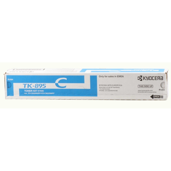 Kyocera TK-895C Cyan Mavi Orjinal Fotokopi Toneri FS-C8020-8025-8520-8525 6.000 Sayfa