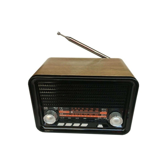 Everton RT-302 Bluetooth-USB-SW-FM Şarjlı Nostaljik Radyo