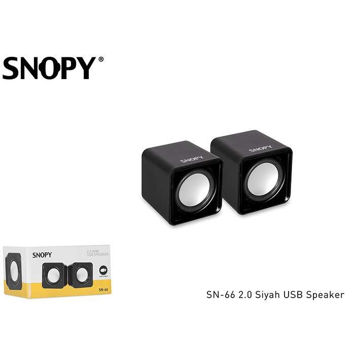 Snopy SN-66 2.0 Siyah USB Speaker