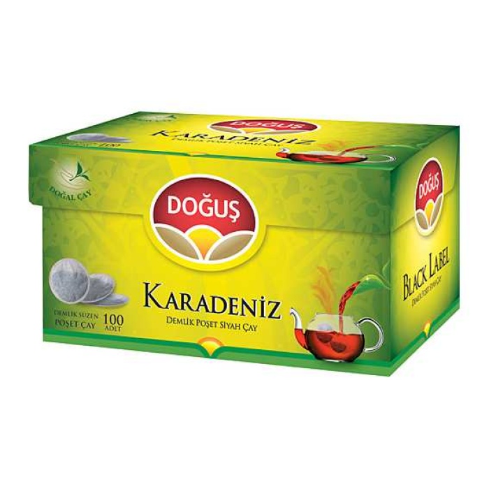 Doğuş Karadeniz Demlik Poşet Bergamot Aromalı Çay 100x3.2 gr