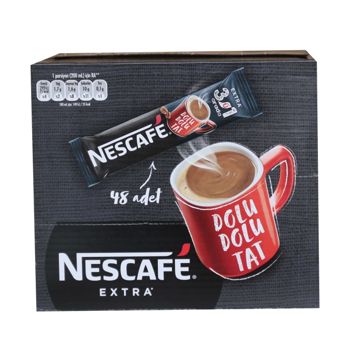 Nestle Nescafe 3ü1 Arada Extra 48 Adet 16,5gr phnx 12515288