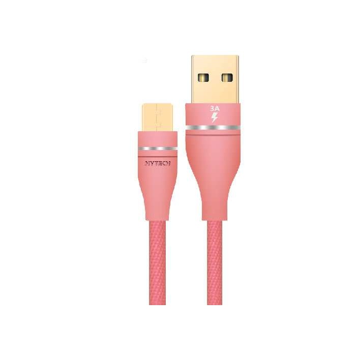 Hytech HY-X220 3A Micro Usb 1m Pembe Data