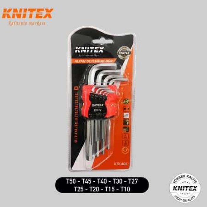 Knitex KTX-408 Alyan Takımı 9 Parça Uzun