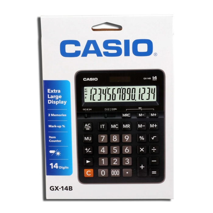 Casio GX-14B 14 Hane Masa Üstü Hesap Makinesi