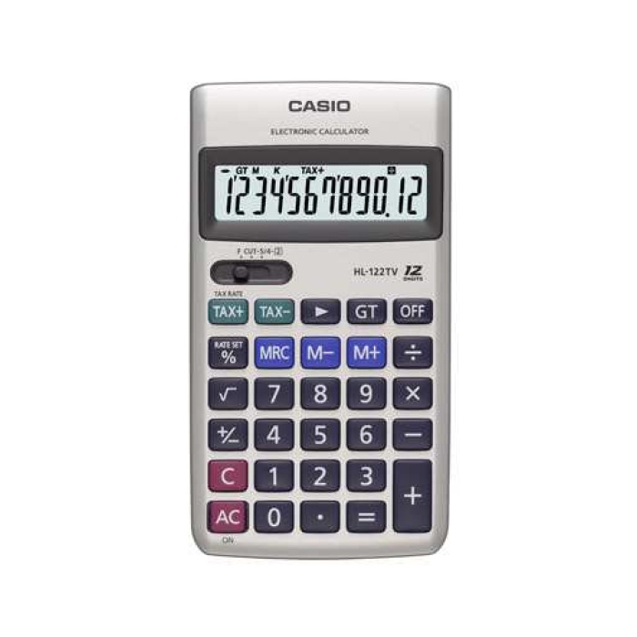 Casio HL-122TV 12 Hane Cep Tipi Hesap Makinesi