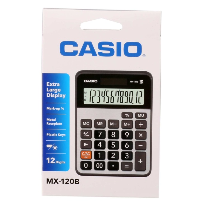 Casio MX-120B 12 Hane Masa Üstü Hesap Makinesi