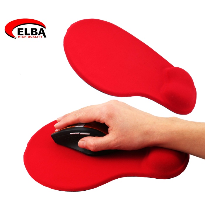 Elba K06152 Bileklikli Jel Mouse Pad Kırmızı