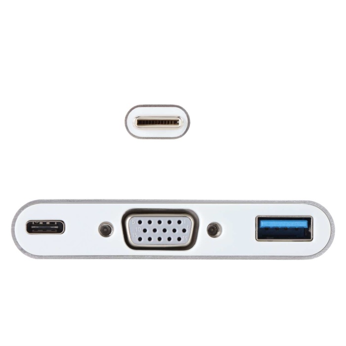 Vcom CU426M Type-C-M To Vga-F Usb 3.0-F Type-C-F Çevirici