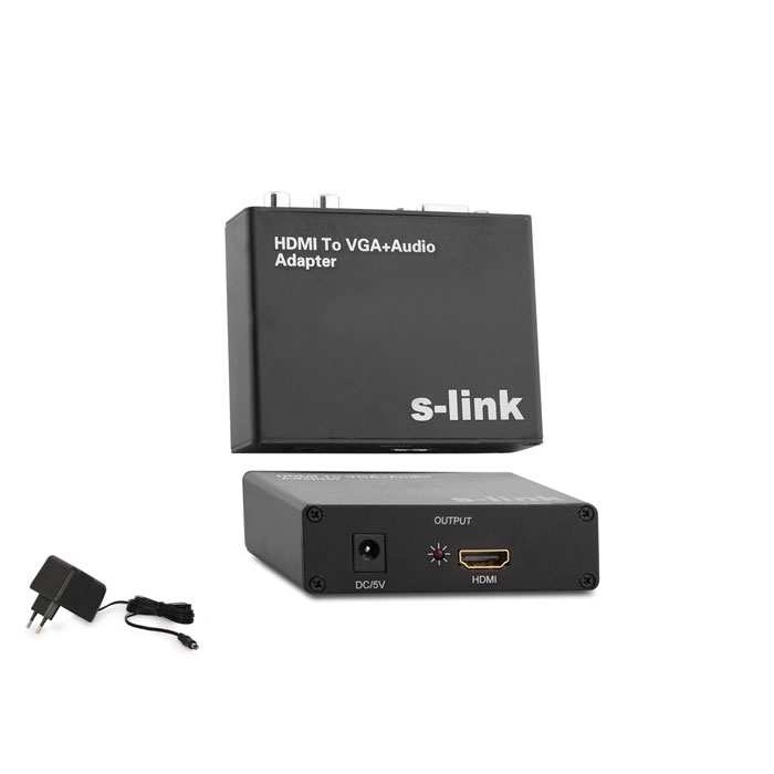 S-link SL-VHC11 Vga To Hdmı Dönüştürücü Adaptör