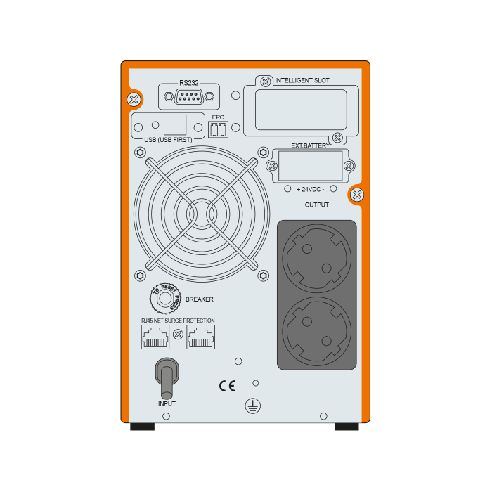 Makelsan Powerpack SE Serisi 1 kVA Online 1F-1F 2-7Ah Akü