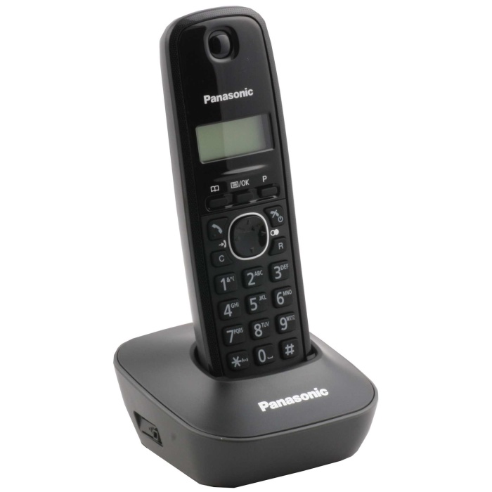 Panasonic KX-TG1611 Siyah Telsiz Dect Telefon 50 Rehber