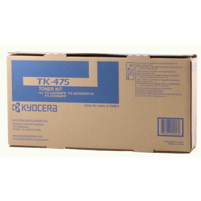 Kyocera TK-475 Orjinal Fotokopi Toneri FS-6025-6030-6525-6530 15.000 Sayfa