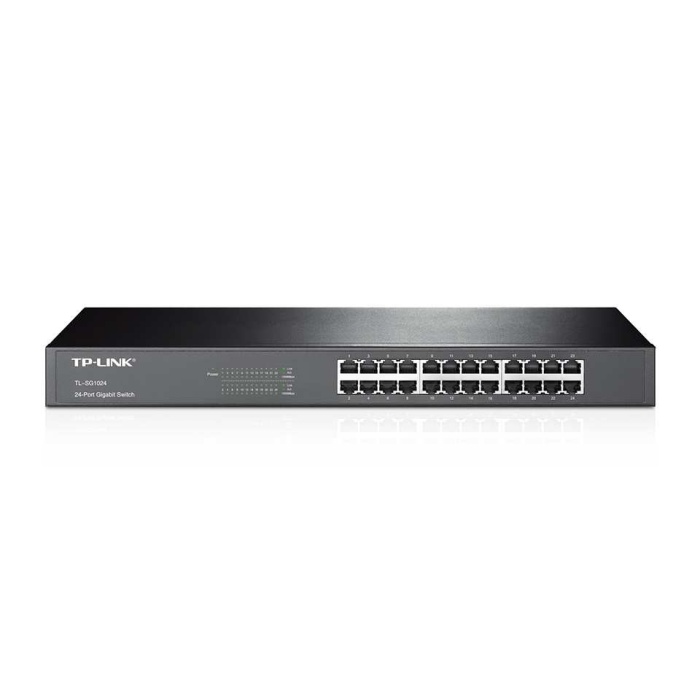 Tp-Link TL-SG1024 24 Port 10-100-1000 Mbps Switch Çelik Kasa Rack Mount