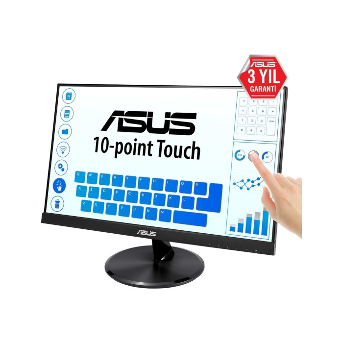 Asus 21.5 VT229H 5ms (HDMI+Analog) Full HD IPS Dokunmatik Monitör