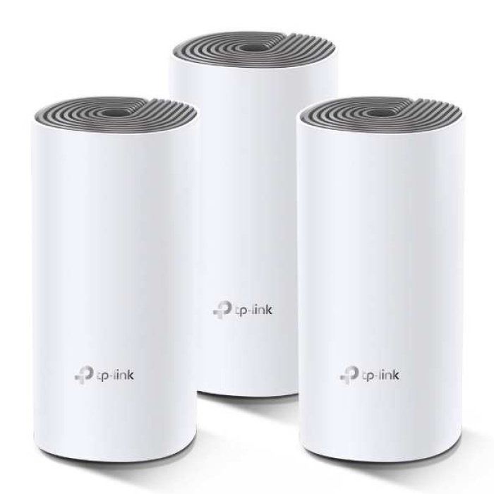 Tp-Link DECO E4 3Lü Paket AC1200 Tüm Evi Kapsayan Mesh Wifi Sistemi