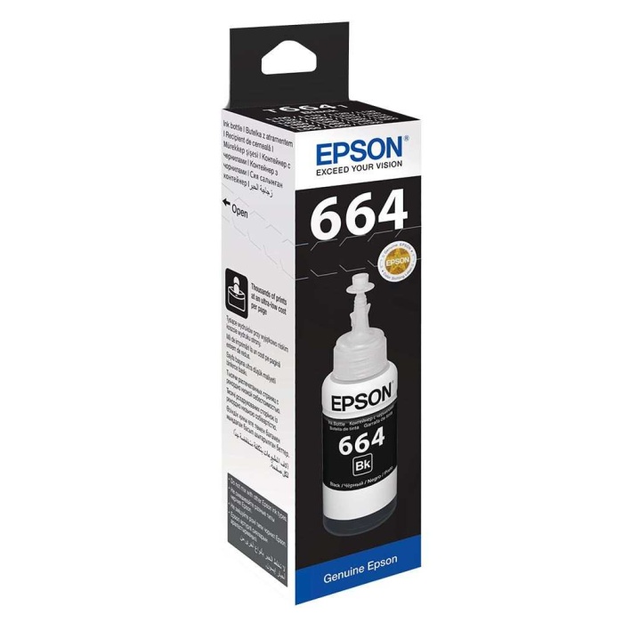 Epson T6646 Cyan-Magenta-Yellow-Black Mavi-Kırmızı-Sarı-Siyah 4lü Multipack Kartuş