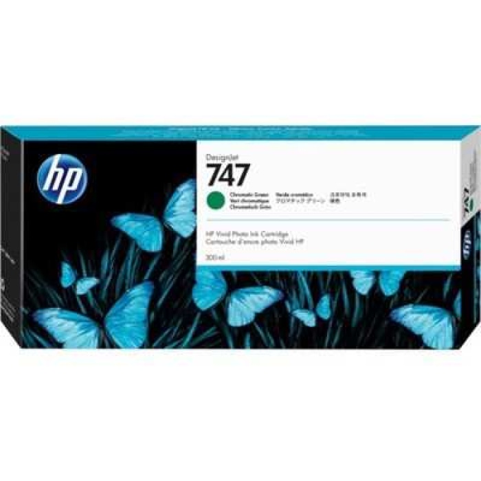 HP 747 Chrmtc Green Kromatik Yeşil 300 Ml Plotter Kartuşu P2V84A