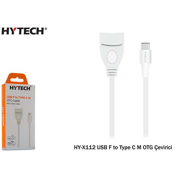 Hytech HY-X112 USB F to Type C M OTG Çevirici