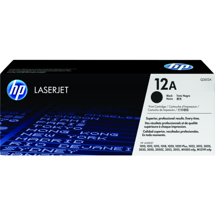 HP 12A Black Siyah 2.000 Sayfa Toner Q2612A