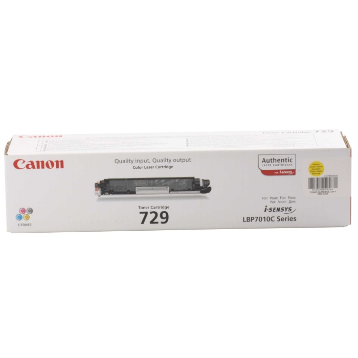 Canon CRG-729Y Yellow Sarı 1.000 Sayfa Toner LBP7010-7018