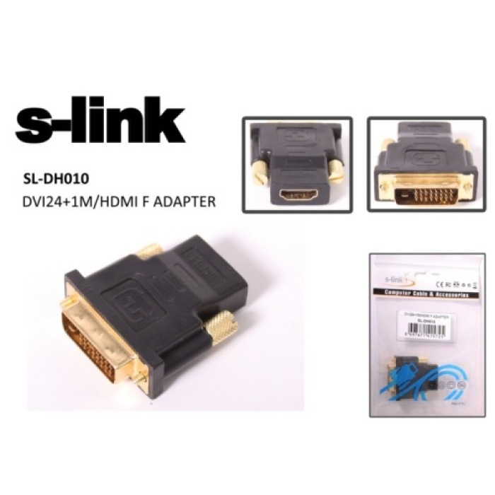 S-link SL-DH010 Hdmı Dişi To Dvı  24+1 Erkek Çevirici