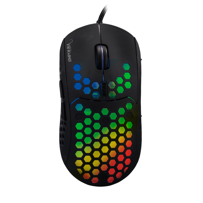 Inca Img-346 6400Dpı  Empousa 6 Prog.Tuş  RGB Macro Keys Gaming Mouse (1.5mt Örgülü Saf Bakır Kablo)