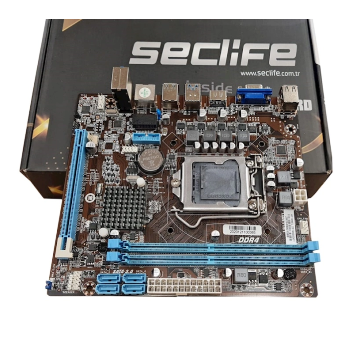 Seclife H110NEL DDR4 S+V+L 1151P (mATX) Anakart (6.Nesil - 7.Nesil)