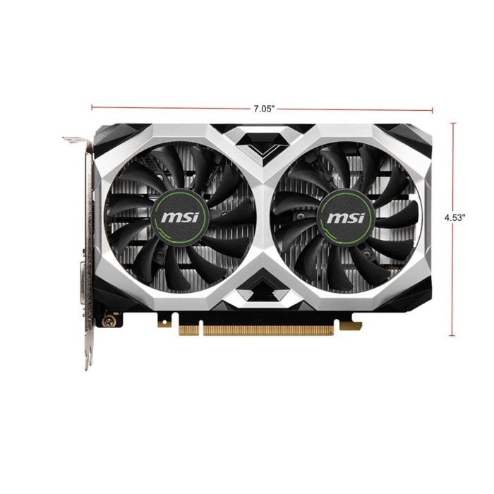 Msi GeForce GTX1650 DirectX 12 D6 VENTUS XS OCV1 4GB 128-Bit GDDR6 PCI E 3.0 x16 HDCP Ekran Kartı