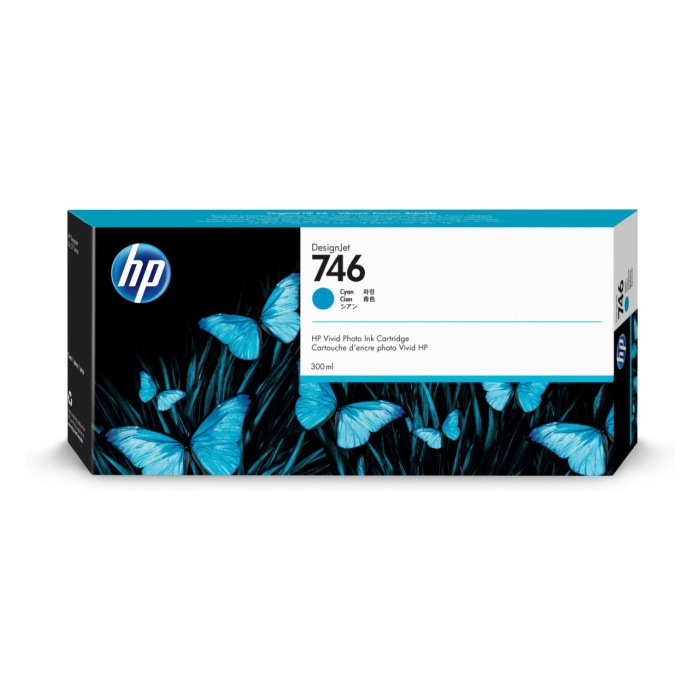 HP 746 Cyan Mavi 300 Ml Plotter Kartuşu P2V80A