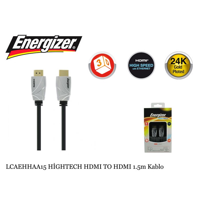 Energizer LCAEHHAA15 HİGHTECH HDMI TO HDMI 1.5mT Kablo