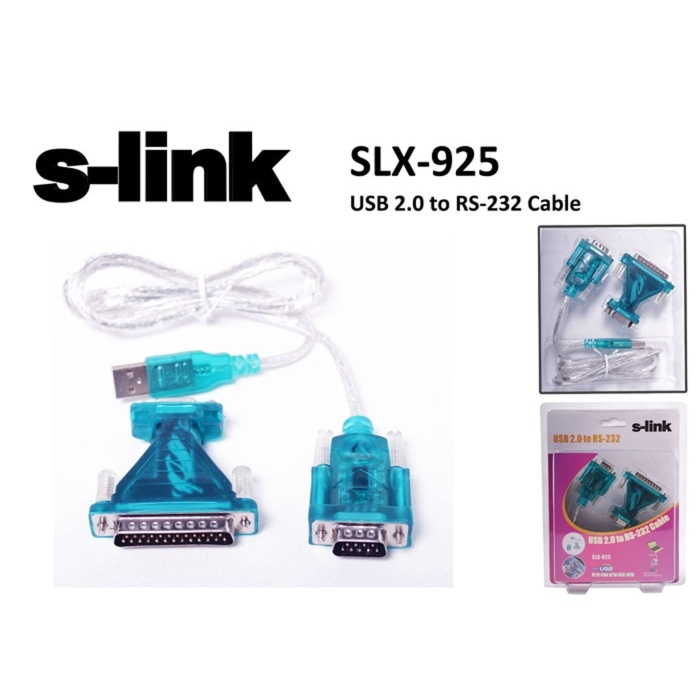 S-link SLX-925 Usb 2.0 To rs232 Çevirici Adaptör