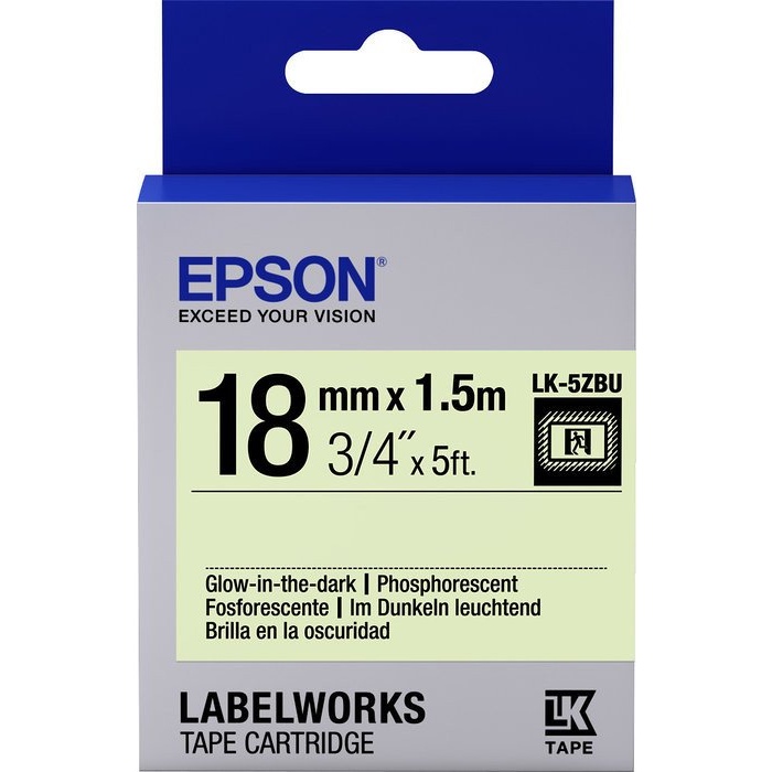 Epson LK-4YBP Pastel Sarı Üzeri Siyah 12mm 9metre