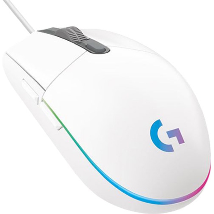 Logitech 910-005824 G102 LightSync Beyaz 8000DPI 6 Tuş Optik RGB White Kablolu Gaming (Oyuncu) Mouse