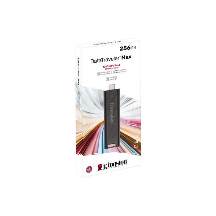 Kingston DTMAX-256GB 256GB DataTraveler Max 1000R-900W USB 3.2 Gen 2 Flash Bellek