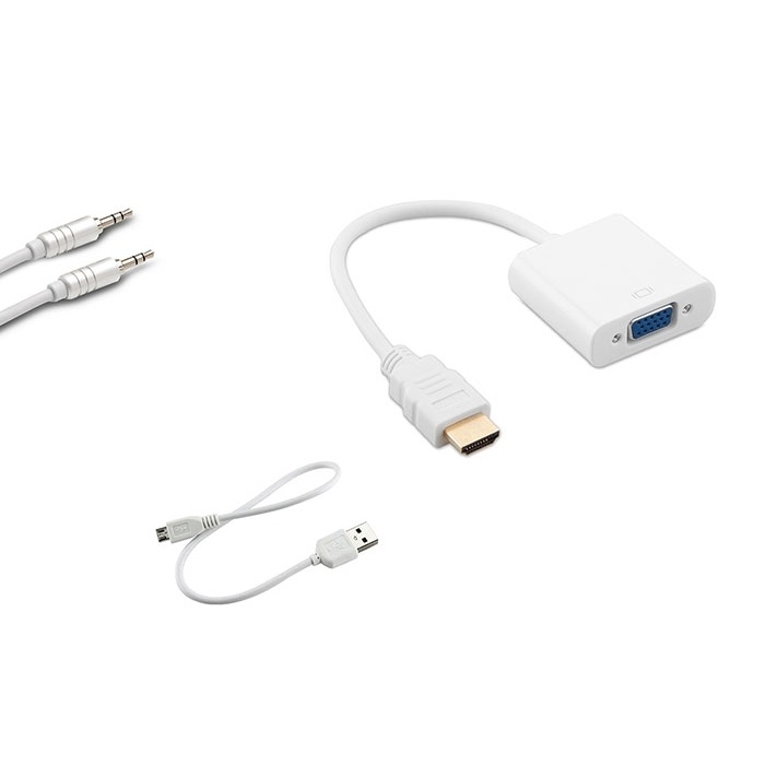 S-link SL-HVS13 Hdmı Erkek To Vga Dişi + Audio Micro Usb Çevirici