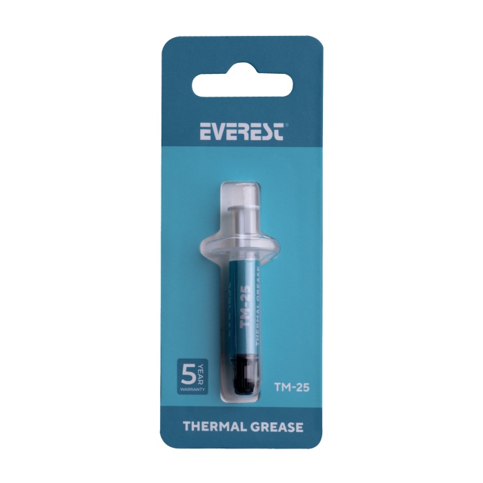 Everest TM-25 Gri 0.5g 13.4w-m.K Yüksek Performans Termal Macun