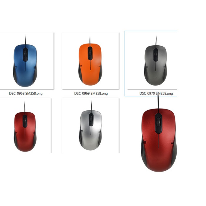 Everest SM-258 Usb Kırmızı 1200dpi Optik Kablolu Mouse