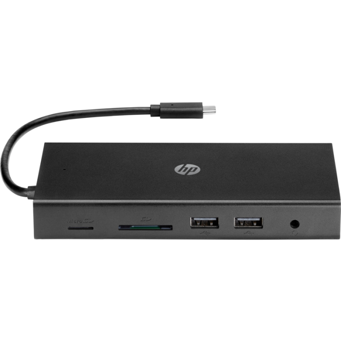 HP 1C1Y5AA USB-C 2Usb-Sd-Micro Sd-Vga Type-C Grişli Hup