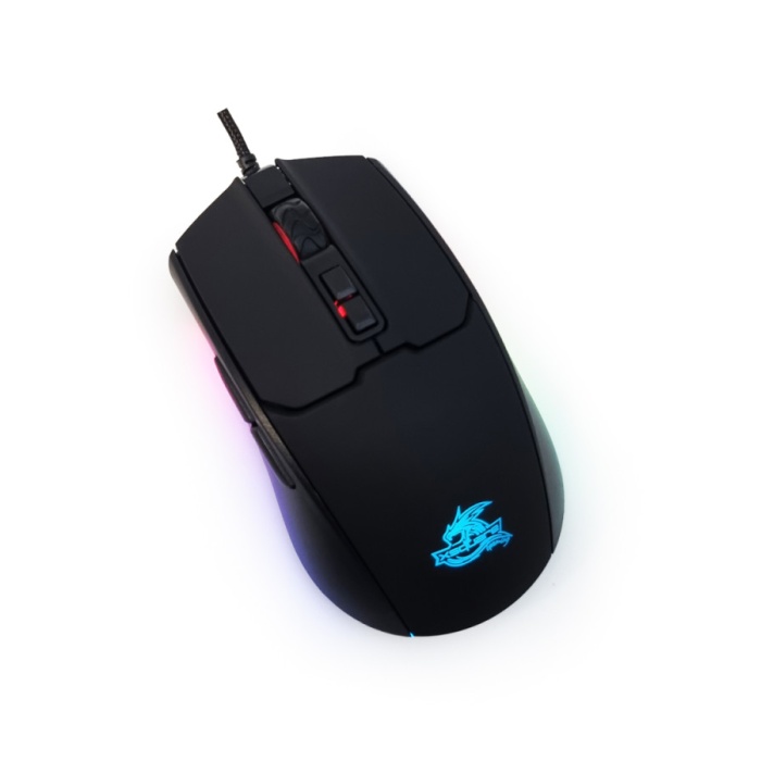 Dexim DMA022 7D Buton EGO 7RGB Oyuncu Mouse  DPI:800-1200-2400-3200-4800-7200 1.5Mt Örgülü Kablo