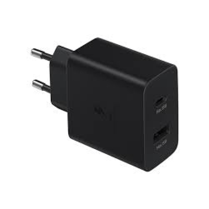 Samsung EP-TA220N Siyah 35W Çift Çıkışlı USB Type-C Şarj Adaptörü