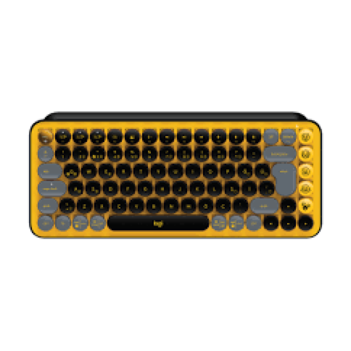 Logitech 920-010818 POP Keys Yellow-Black Kablosuz Mekanik Emoji Klavyesi