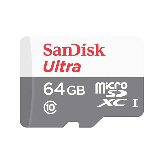 SanDisk 64GB SDSQUNR-064G-GN3MN Ultra microSDXC 64GB 100MB-s Class 10 UHS-I Hafıza Kartı