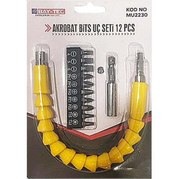 Bay-Tec Mu-2230 Akrobat Bits Uç Seti 12 Parça