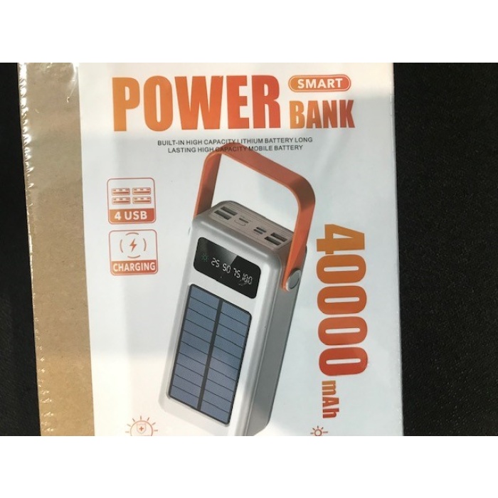 Solar Energy Nf102 40.000 Mah Powerbank  4Usb Güneş Enerji Panelli Digital Gösterge