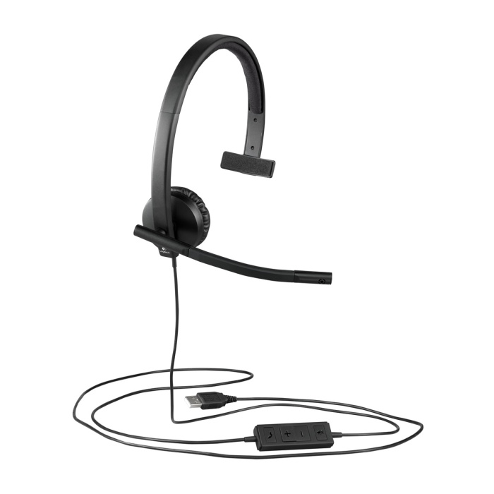 Logitech 981-000571 H570E Mono Usb Tek Taraflı Headset Mikrofonlu Kulaklık